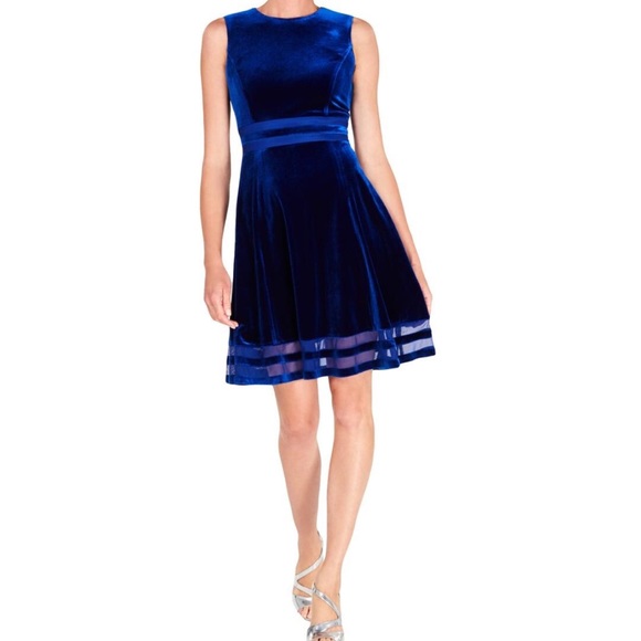 Calvin Klein Dresses & Skirts - NWT Calvin Klein Velvet Illusion Party Dress